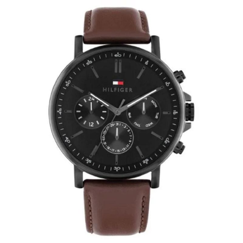 TOMMY HILFIGER - Reloj Tommy Hilfiger Hombre 1710704 . Reloj Cuero Marrón