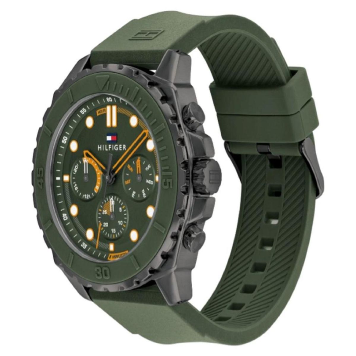 TOMMY HILFIGER - Reloj Tommy Hilfiger Hombre 1710688 . Reloj Silicona Verde