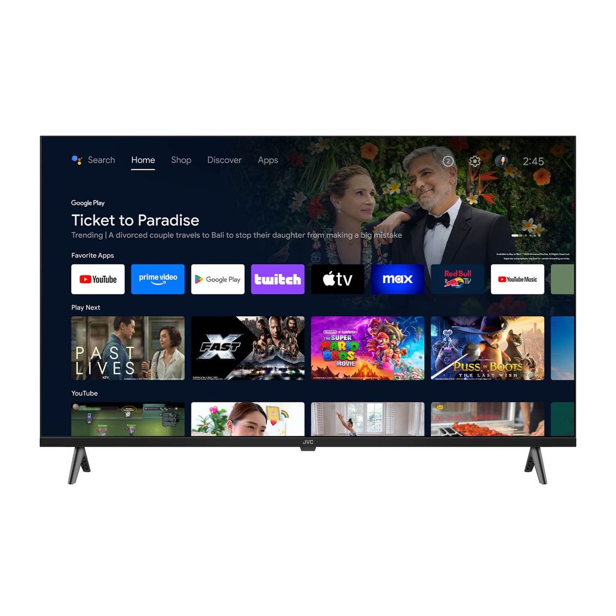 JVC -  Televisor | JVC | 43 Pulgadas | 4K UHD (3.840 x 2.160) | LT-43KD757