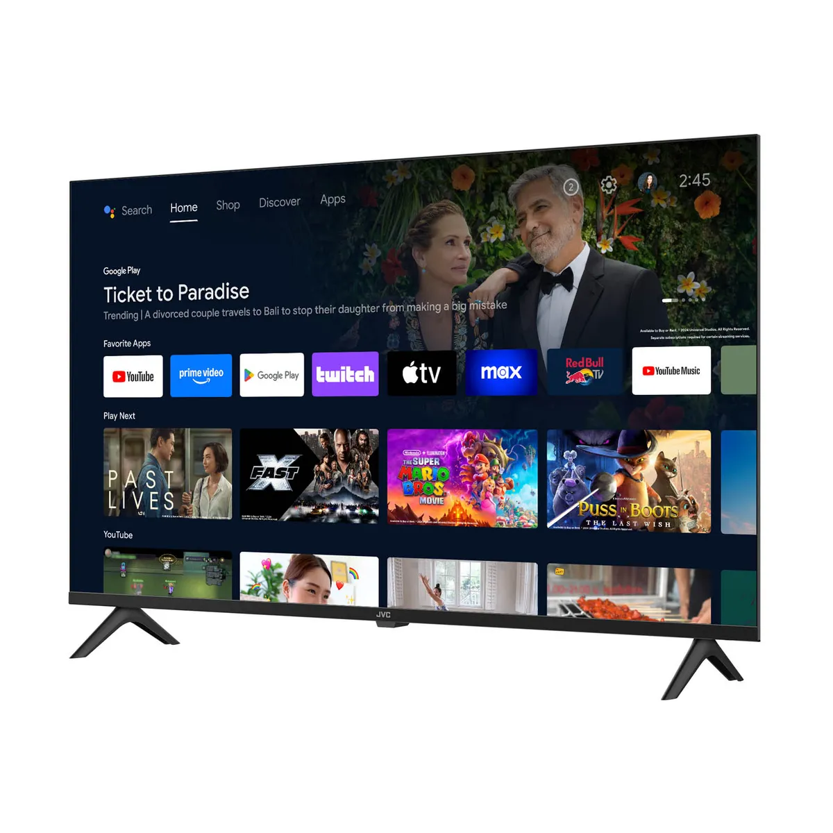 JVC -  Televisor | JVC | 43 Pulgadas | 4K UHD (3.840 x 2.160) | LT-43KD757