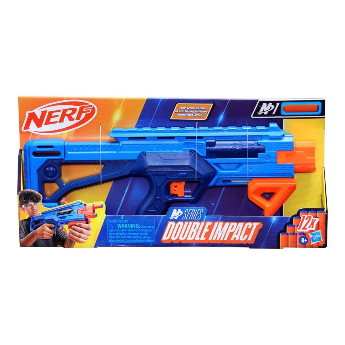 NERF - Lanzador Nerf: N Series Double Impact