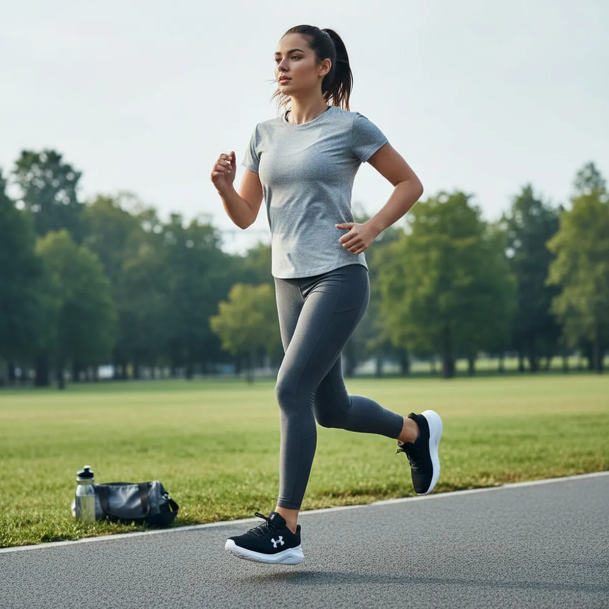 UNDER ARMOUR - Tenis Under Armour Mujer Running W Phade RN 3 Negros