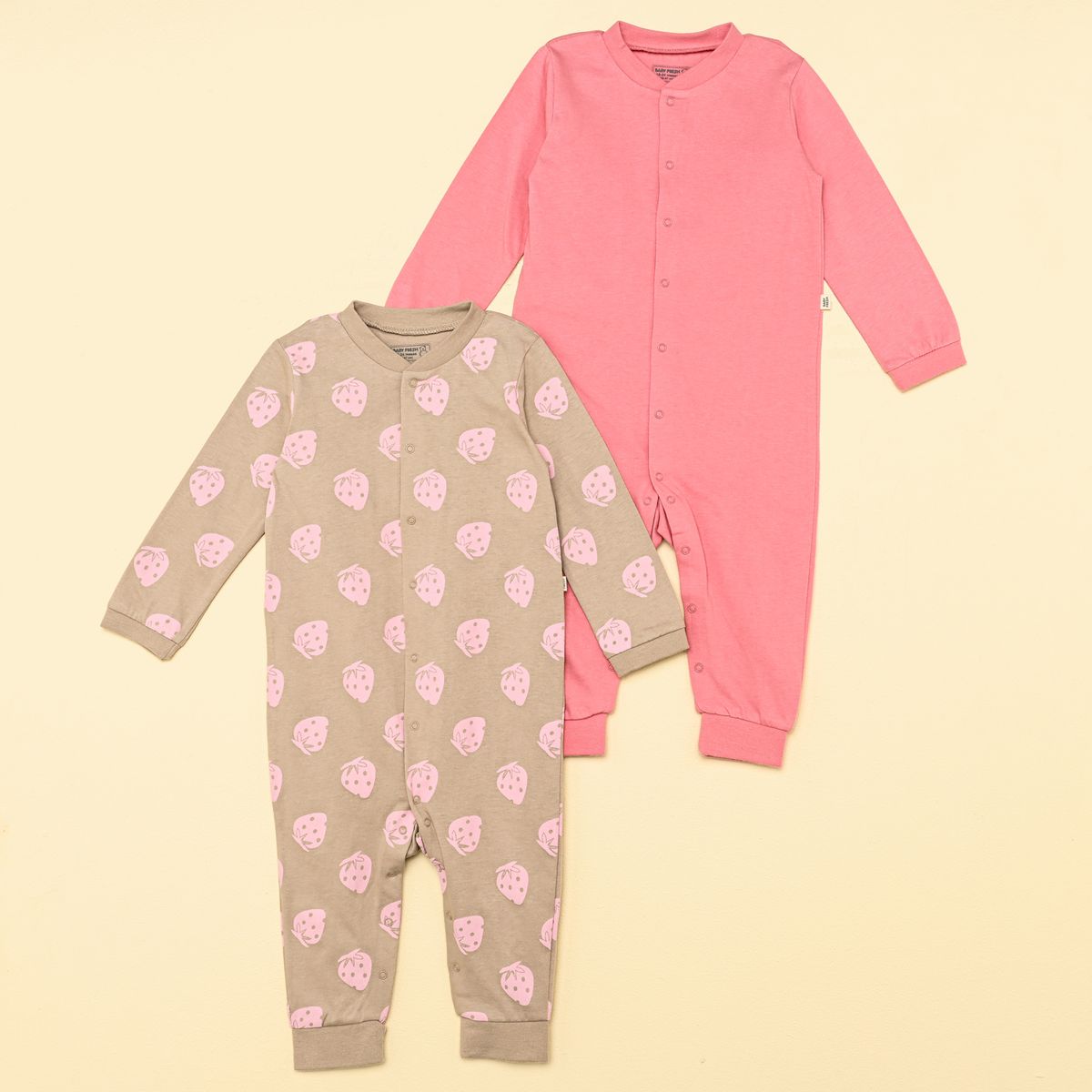 BABY FRESH - Pijamas para Bebé niña Pack de 2 unidades Manga larga de Algodón Baby Fresh