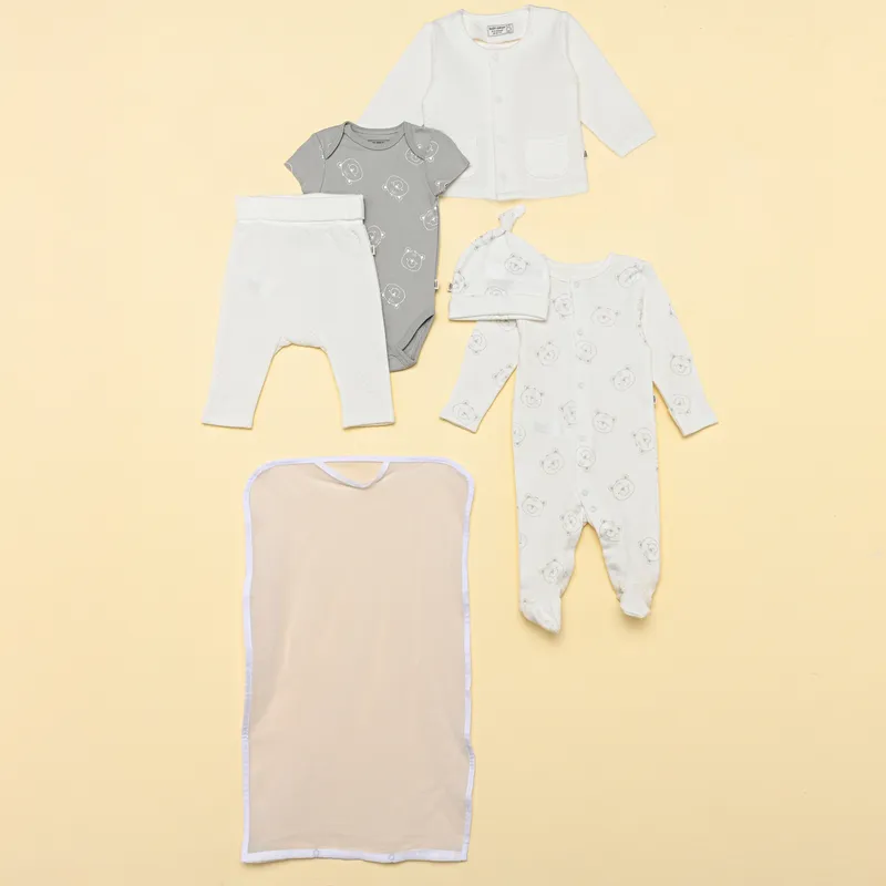 BABY FRESH - Pijama para Bebé niño 5 piezas de Algodón Baby Fresh