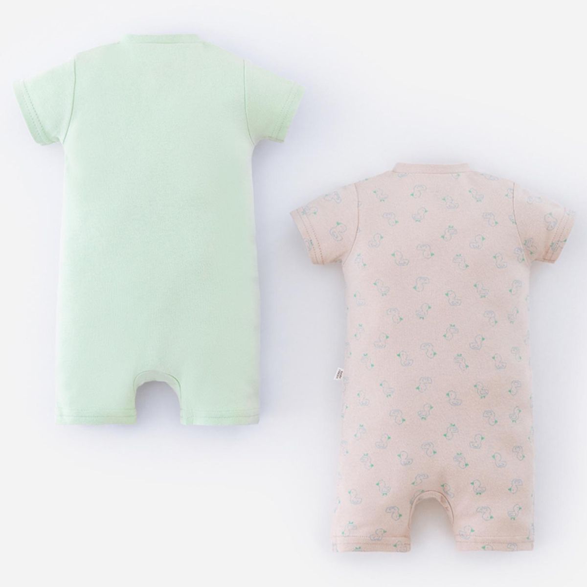 BABY FRESH - Pijama Con cierre para Unisex bebés (0 a 2 años) Pack de 2 unidades Tiro medio de Algodón Baby Fresh