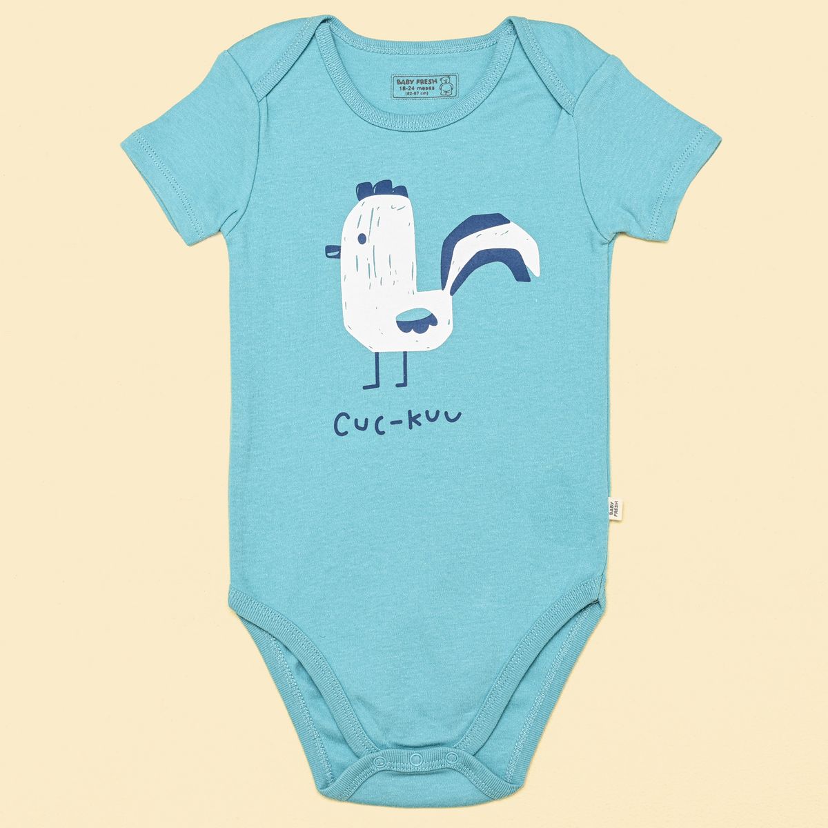 BABY FRESH - Bodies para Bebé niño Pack de 5 unidades de Algodón Baby Fresh