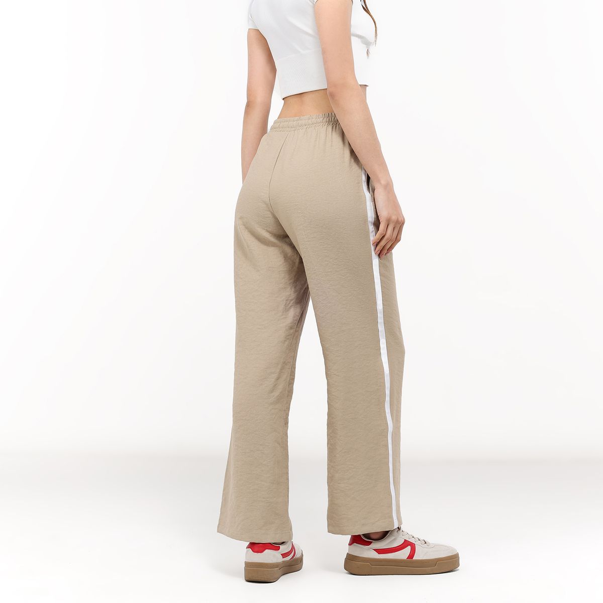 SYBILLA - Pantalón Recto Mujer Tiro alto Sybilla