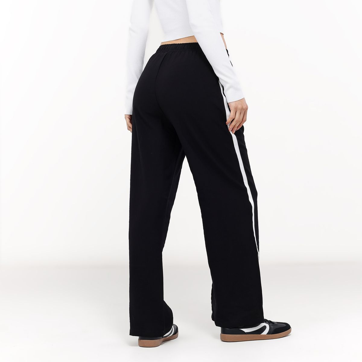 SYBILLA - Pantalón Recto Mujer Tiro alto Sybilla