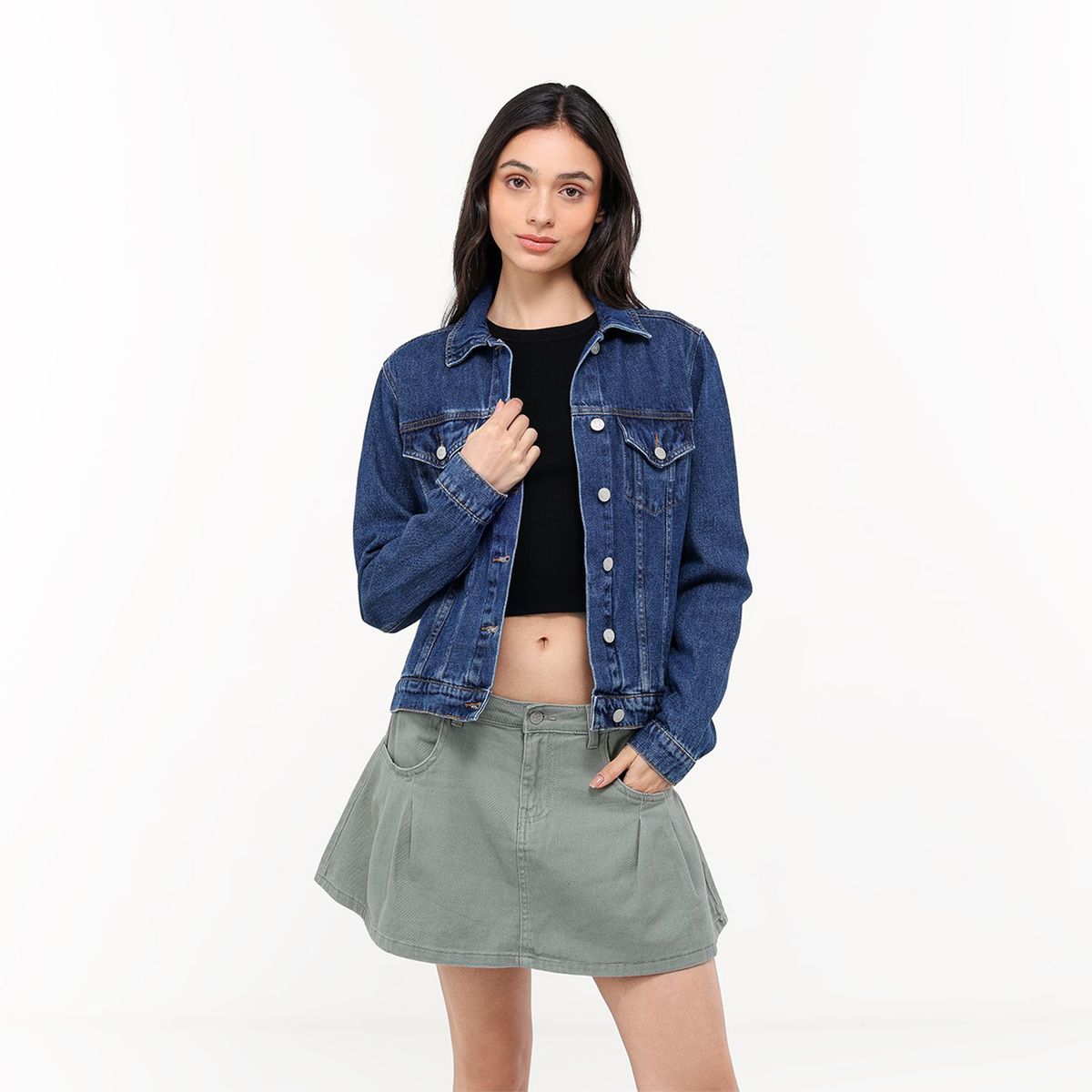 SYBILLA - Chaqueta Mujer de Algodón Sybilla