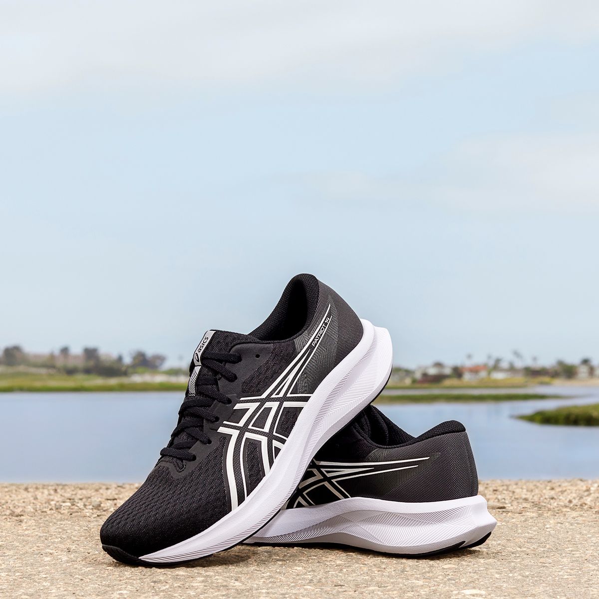 ASICS - Tenis Asics Hombre Running Patriot 14 Negros