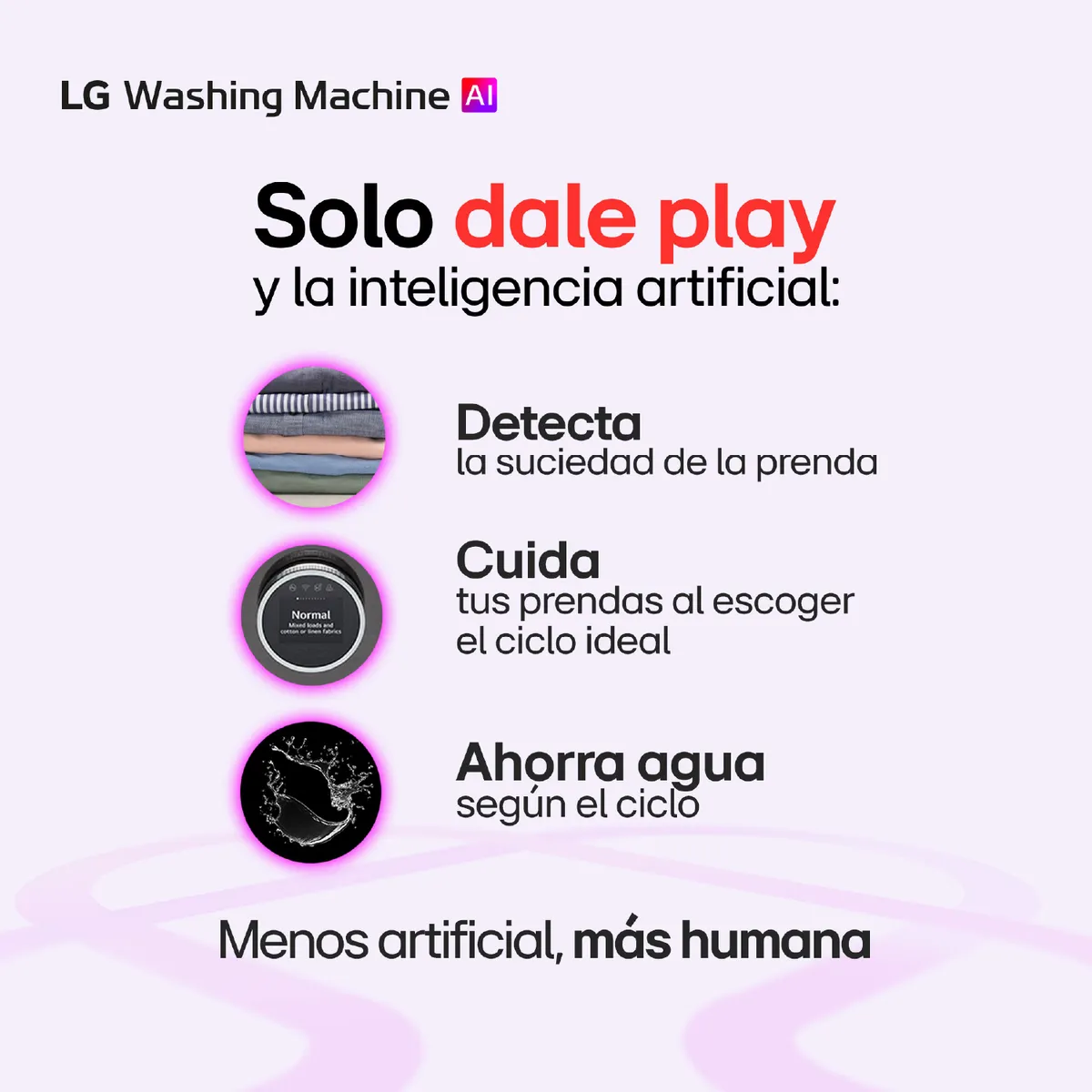 LG - Lavadora LG Carga Superior 23 kg WT23EGTX6 | Con inteligencia artificial