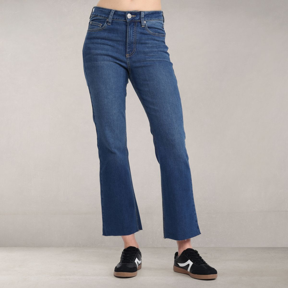 DENIMLAB - Jean Skinny Mujer Tiro alto de Algodón Denimlab