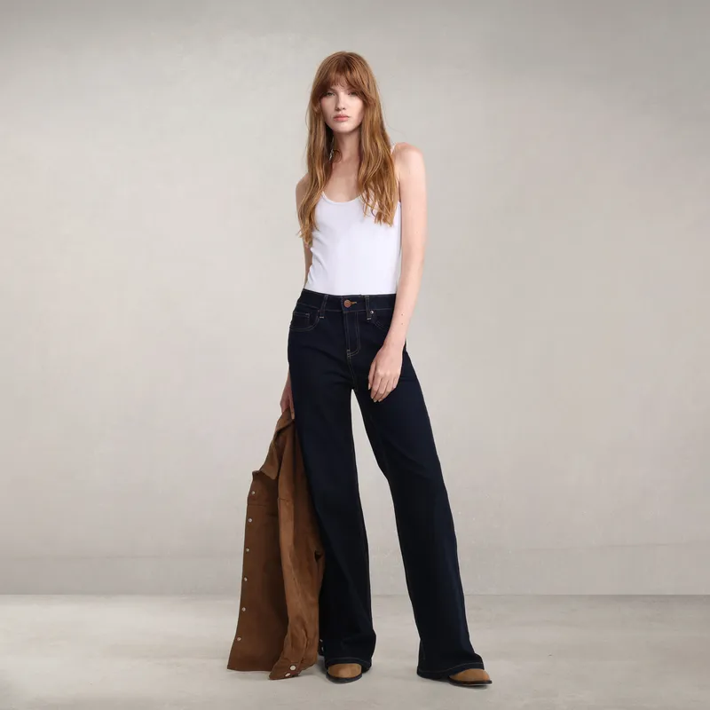 DENIMLAB - Jean Wide leg Mujer Tiro alto Denimlab