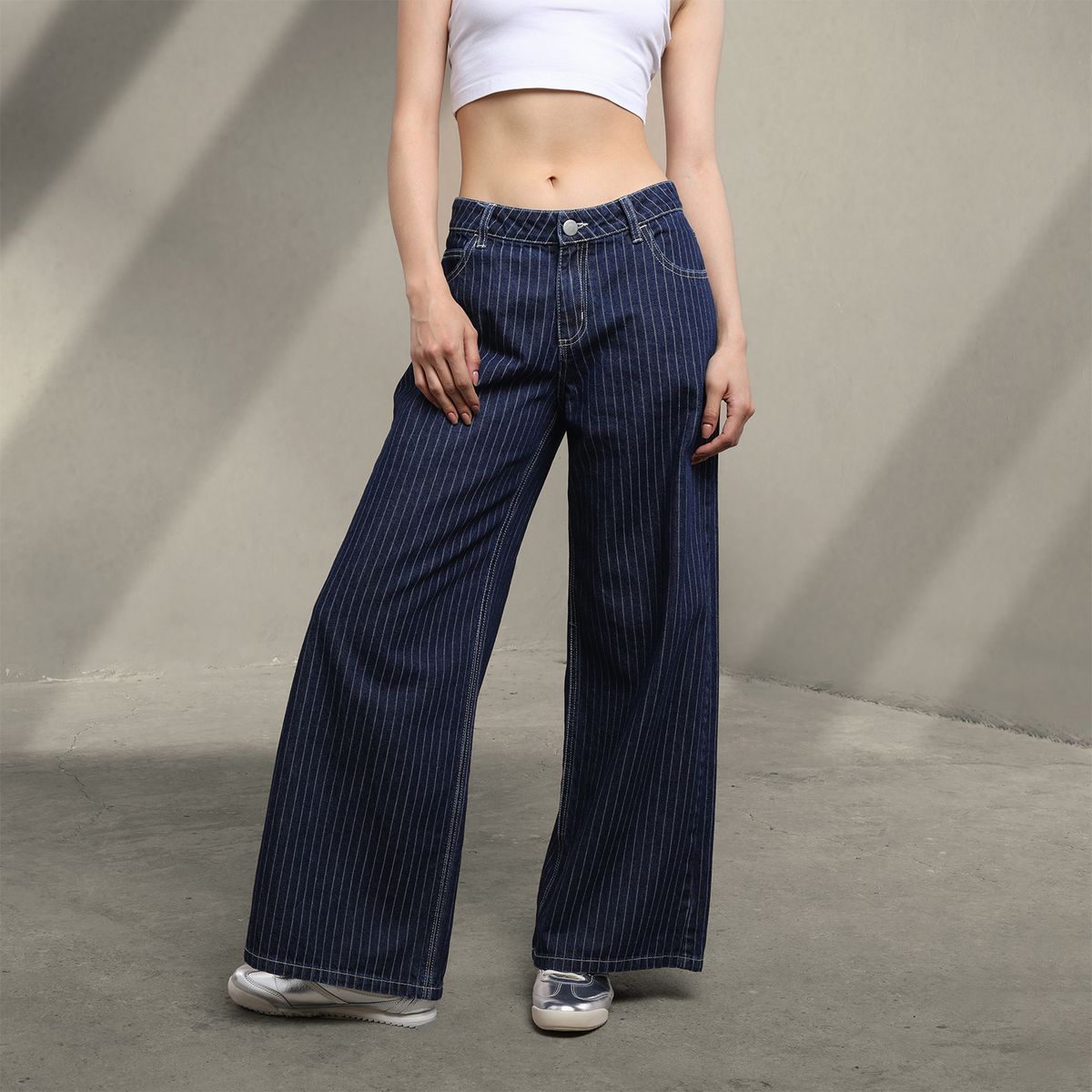 DENIMLAB - Jean Wide leg Mujer Tiro bajo Denimlab