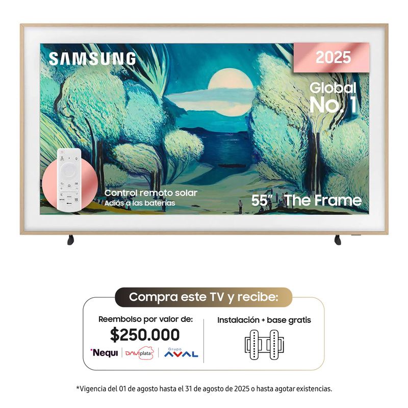 SAMSUNG - Televisor| Samsung|55 pulgadas|4K UHD|QLED|F-QN55LS03FAKA