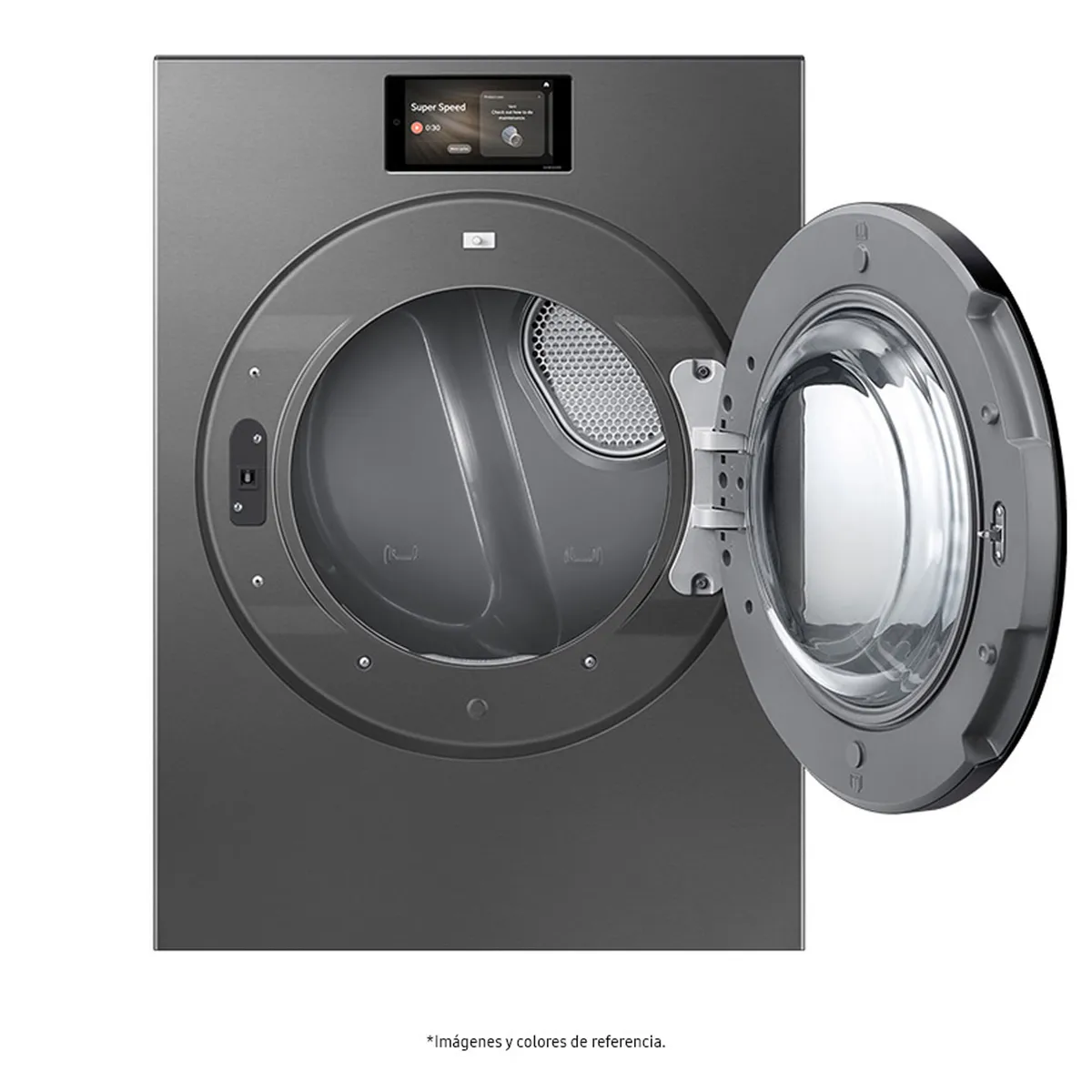 SAMSUNG - Secadora Samsung Gas Natural 24 Kg DV90F24UGSCO | Pantalla Táctil LCD 7"| Secado Super Speed