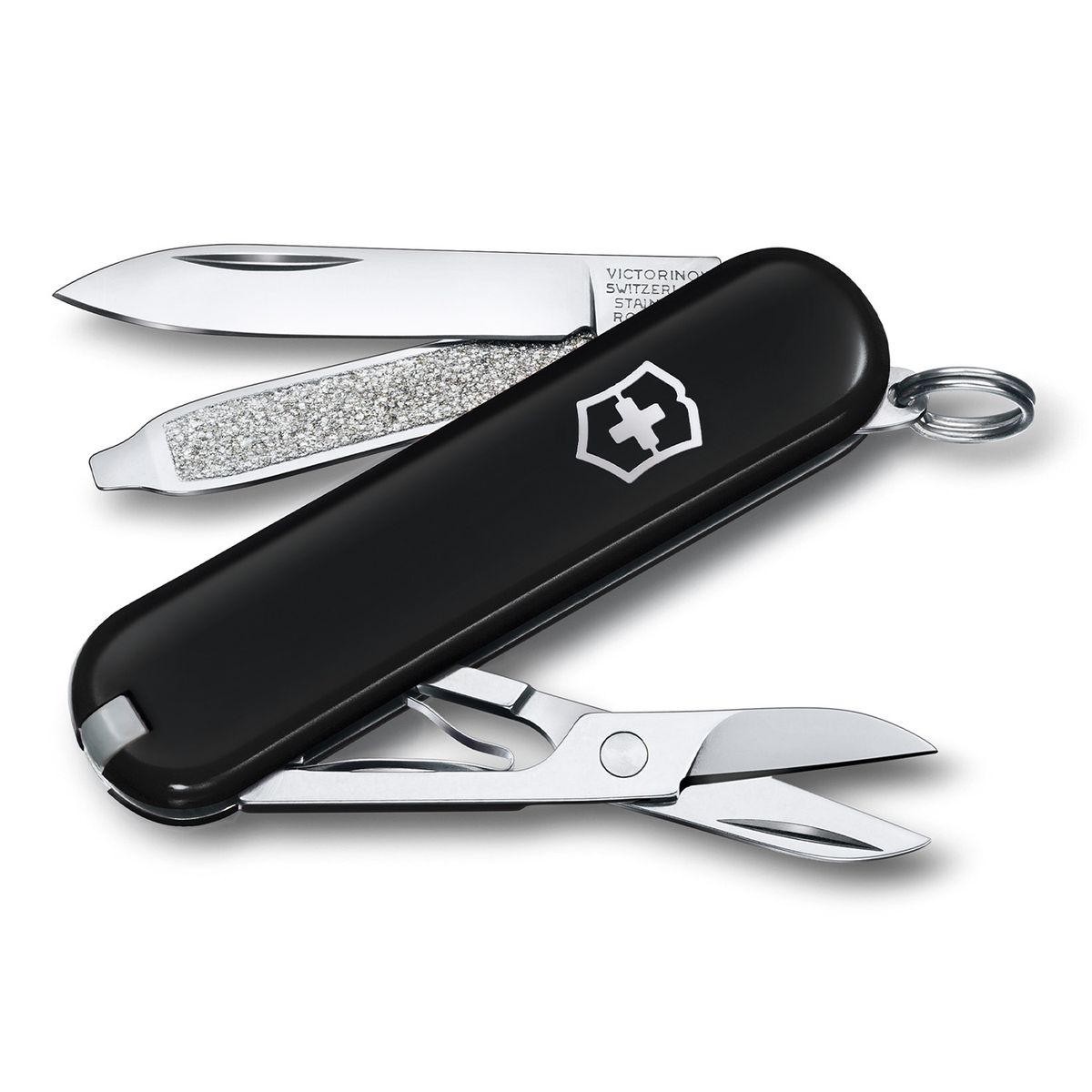 VICTORINOX - Navaja Pequeña Suizo Classic SD Negra Negro Victorinox - 0.6223.3G