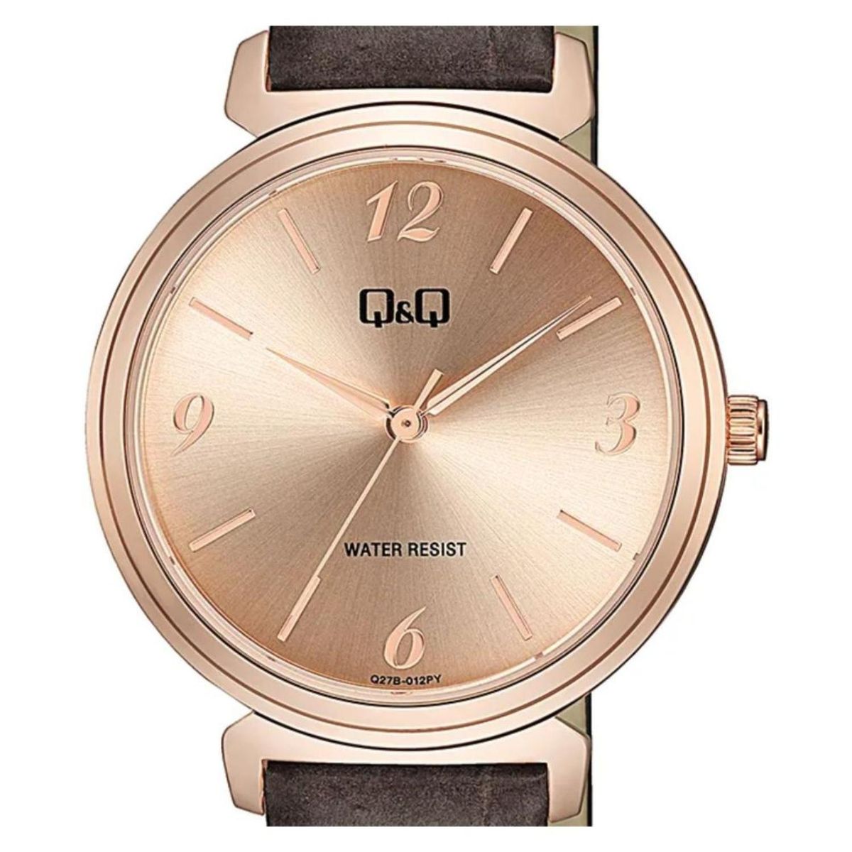 Q&Q - Reloj Q&Q Mujer Q27B-012PY . Reloj Cuero Marrón