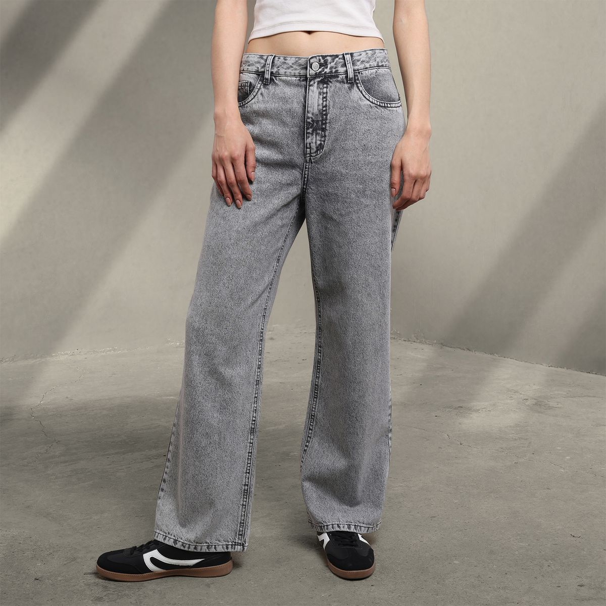 SYBILLA - Jean Baggy Mujer Tiro bajo Sybilla 