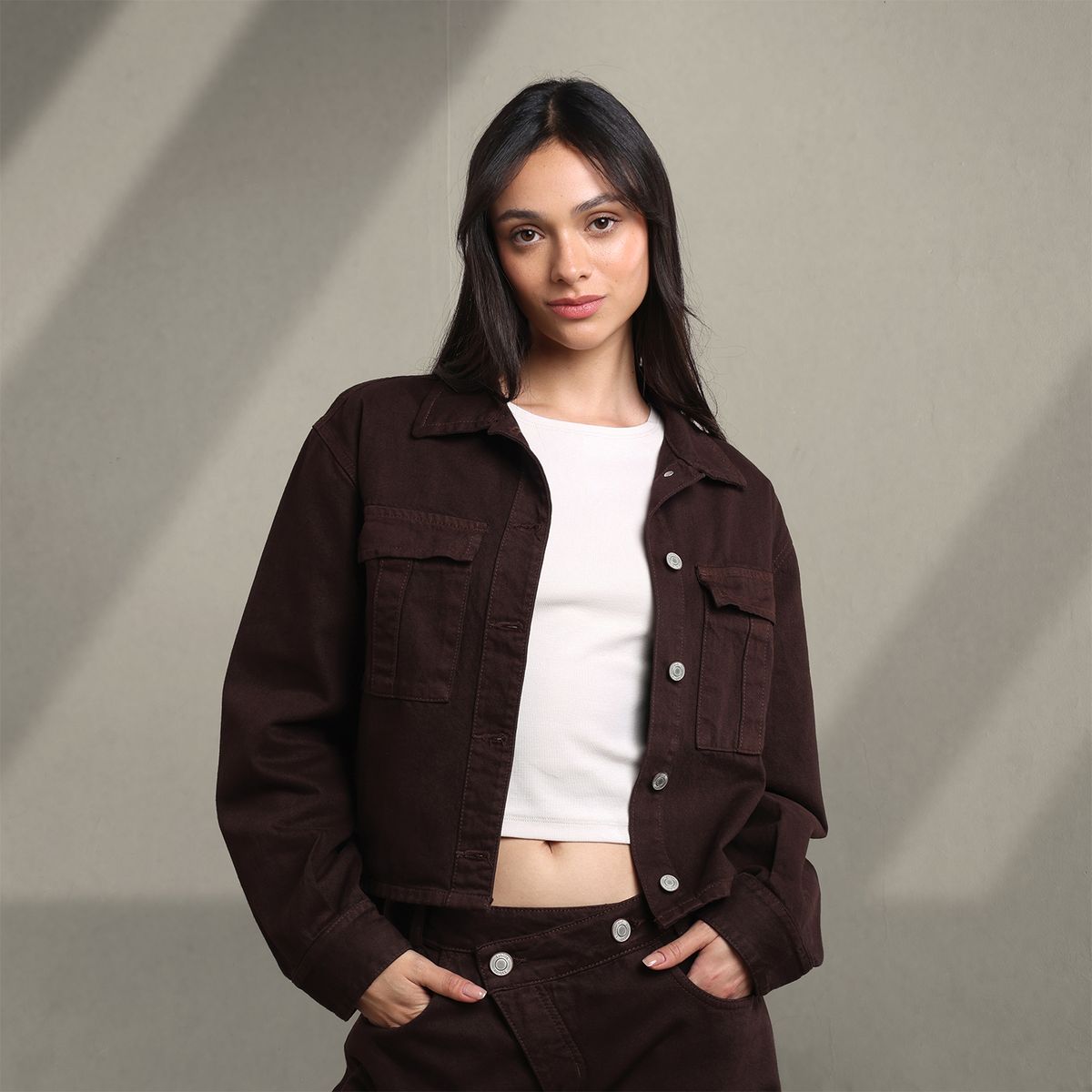 SYBILLA - Chaqueta Mujer de Algodón Sybilla