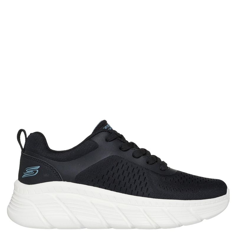 SKECHERS - Tenis Skechers Moda Bobs B Flex Hi Later Mujer Negros