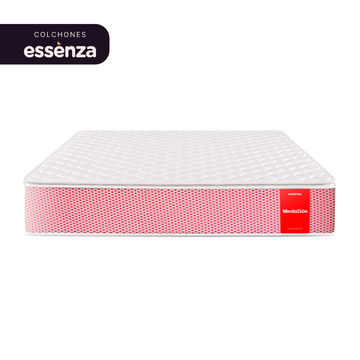 ESSENZA - Colchón King Firmeza Medio Resortes MEDALLON 200 x 200 Solo ESSENZA
