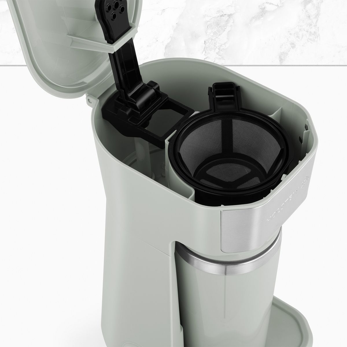 HOLSTEIN - Cafetera de Filtro Personal Holstein Nano | Taza grande (14 oz / 420 ml)