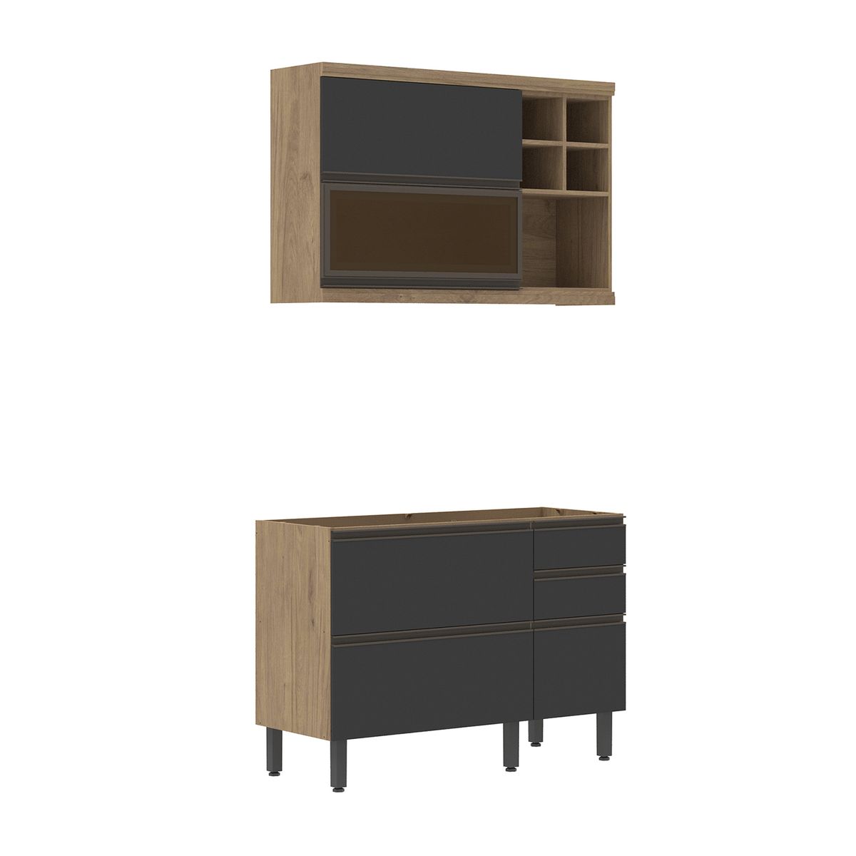 BERTOLINI - Mueble inf cocina 120cm Sin Mesón