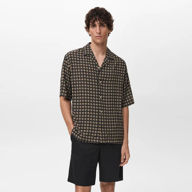 MANGO - Camisa Hombre Manga corta Regular fit MANGO 