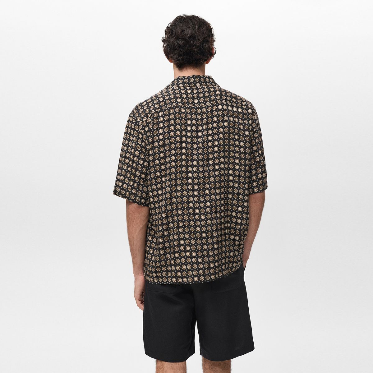 MANGO - Camisa Hombre Manga corta Regular fit MANGO 