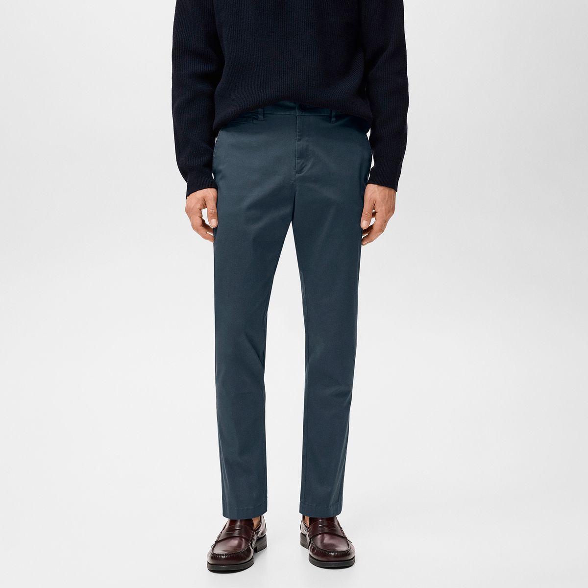 MANGO - Pantalón Chino Hombre Tapered de Algodón MANGO
