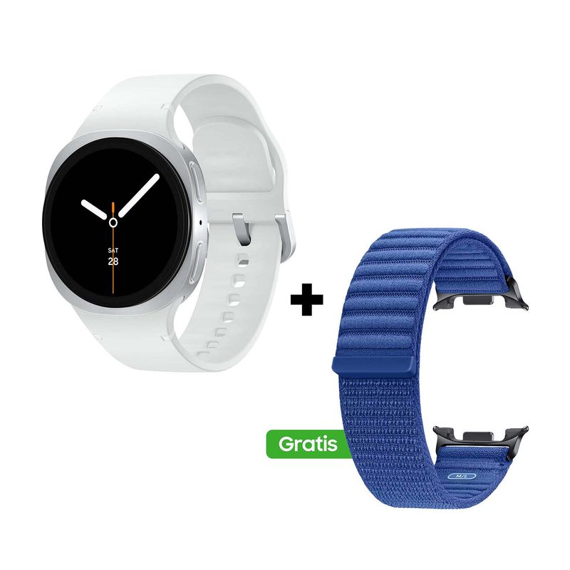 SAMSUNG - Smartwatch Samsung Watch8 40mm-Plateado + Correa