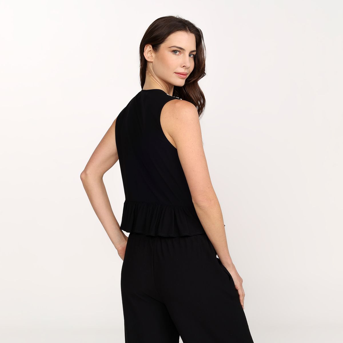 UNIVERSITY CLUB - Top Mujer Sin mangas de Algodón University Club