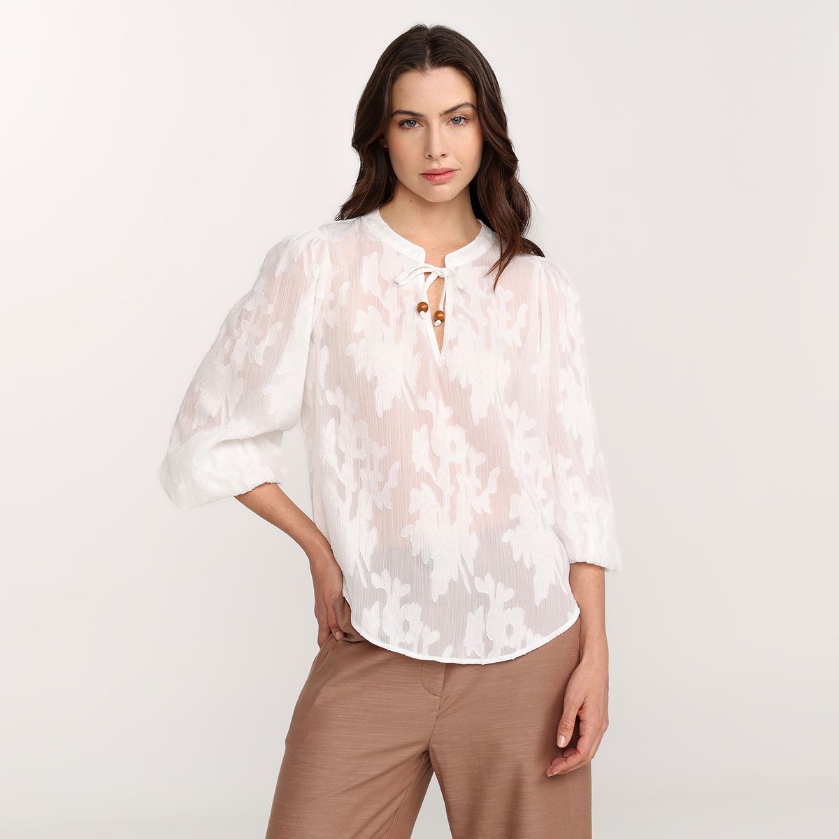 UNIVERSITY CLUB - Camisa Mujer Manga 3/4 University Club