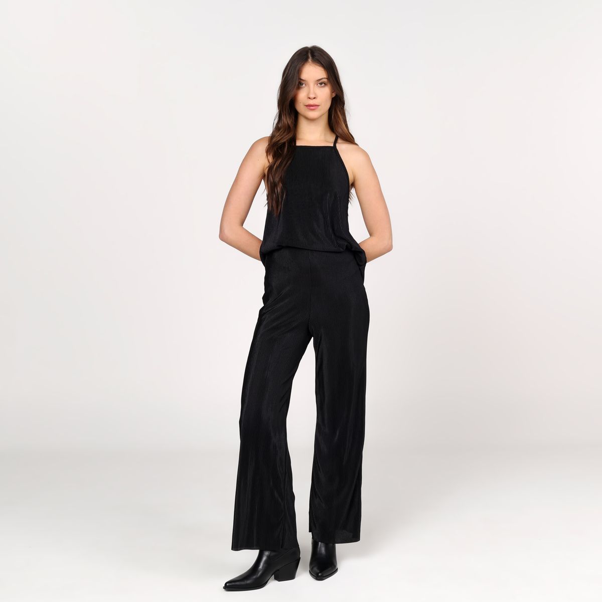 UNIVERSITY CLUB - Pantalón Recto Mujer Tiro alto University Club