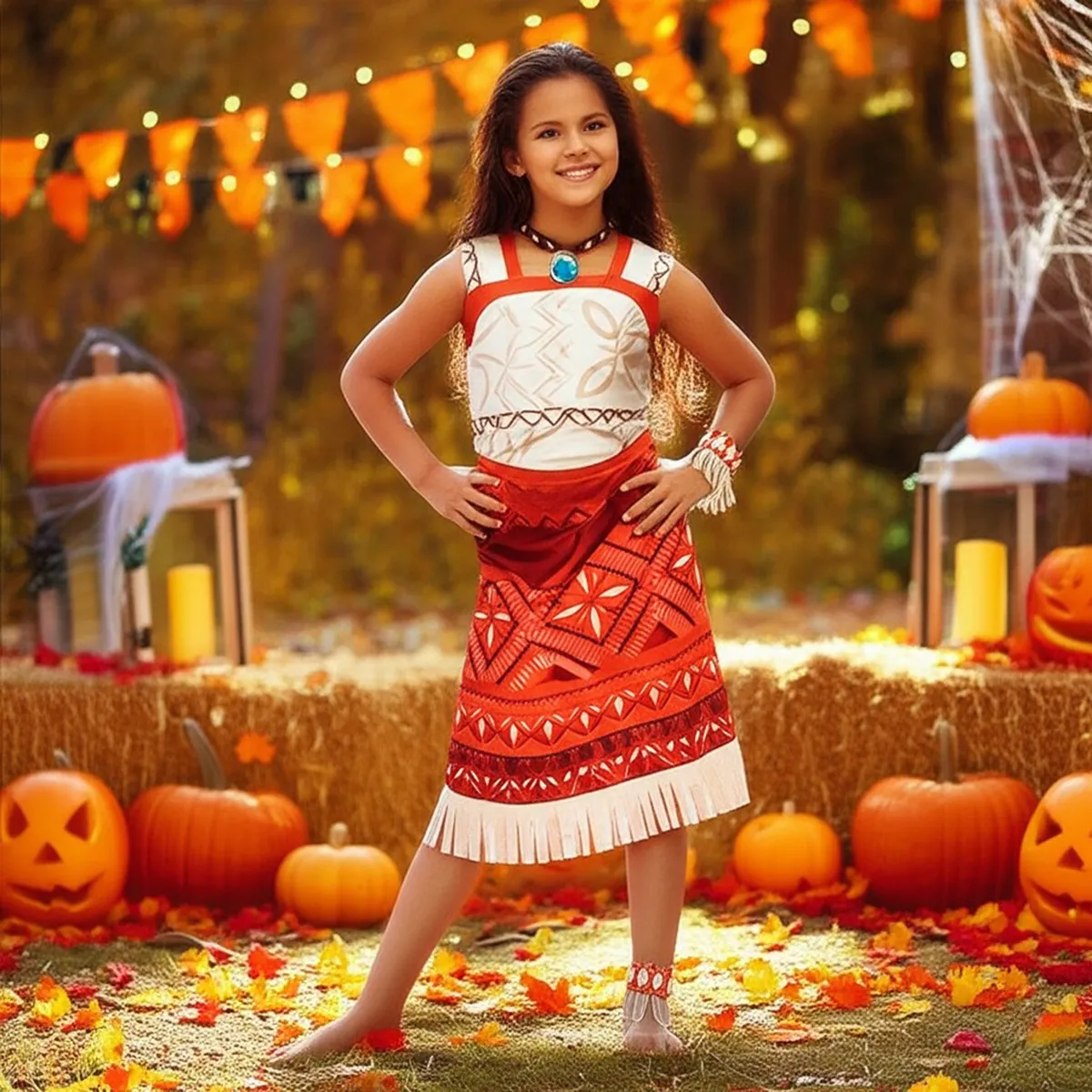 DISNEY - Disfraz para niña princesa Moana Disney