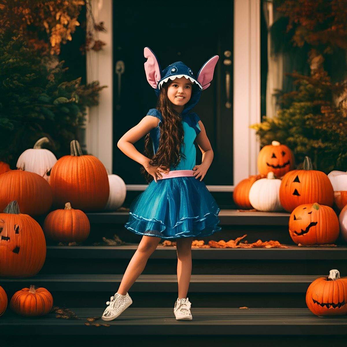 DISNEY - Disfraz para Niña Stitch Disney Animal Fantasía