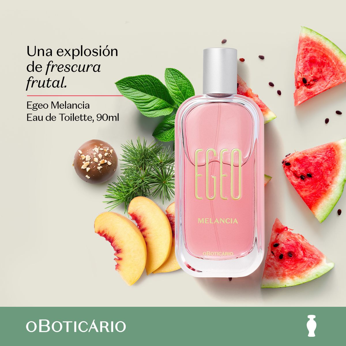 EGEO - Perfume Unisex Egeo O Boticario Melancia Exp 90 Ml Eau De Toilette 