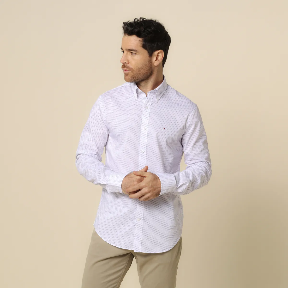 TOMMY HILFIGER - Camisa Hombre Manga larga Tommy Hilfiger