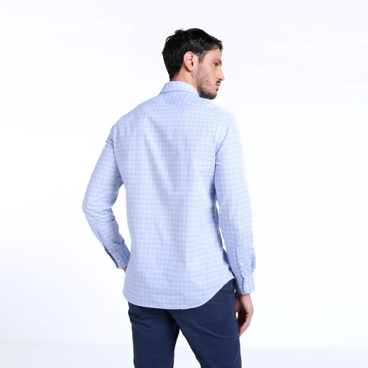 TOMMY HILFIGER - Camisa Hombre de Cuadros Manga larga de Algodón TOMMY HILFIGER