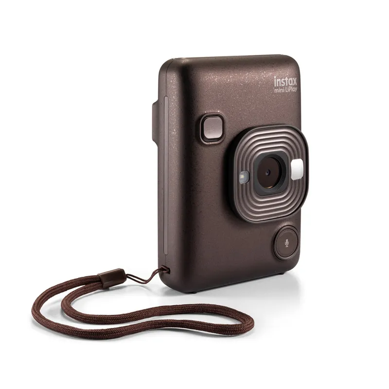 FUJIFILM - Cámara instantánea Fujifilm INSTAX MINI LIPLAY BRONCE