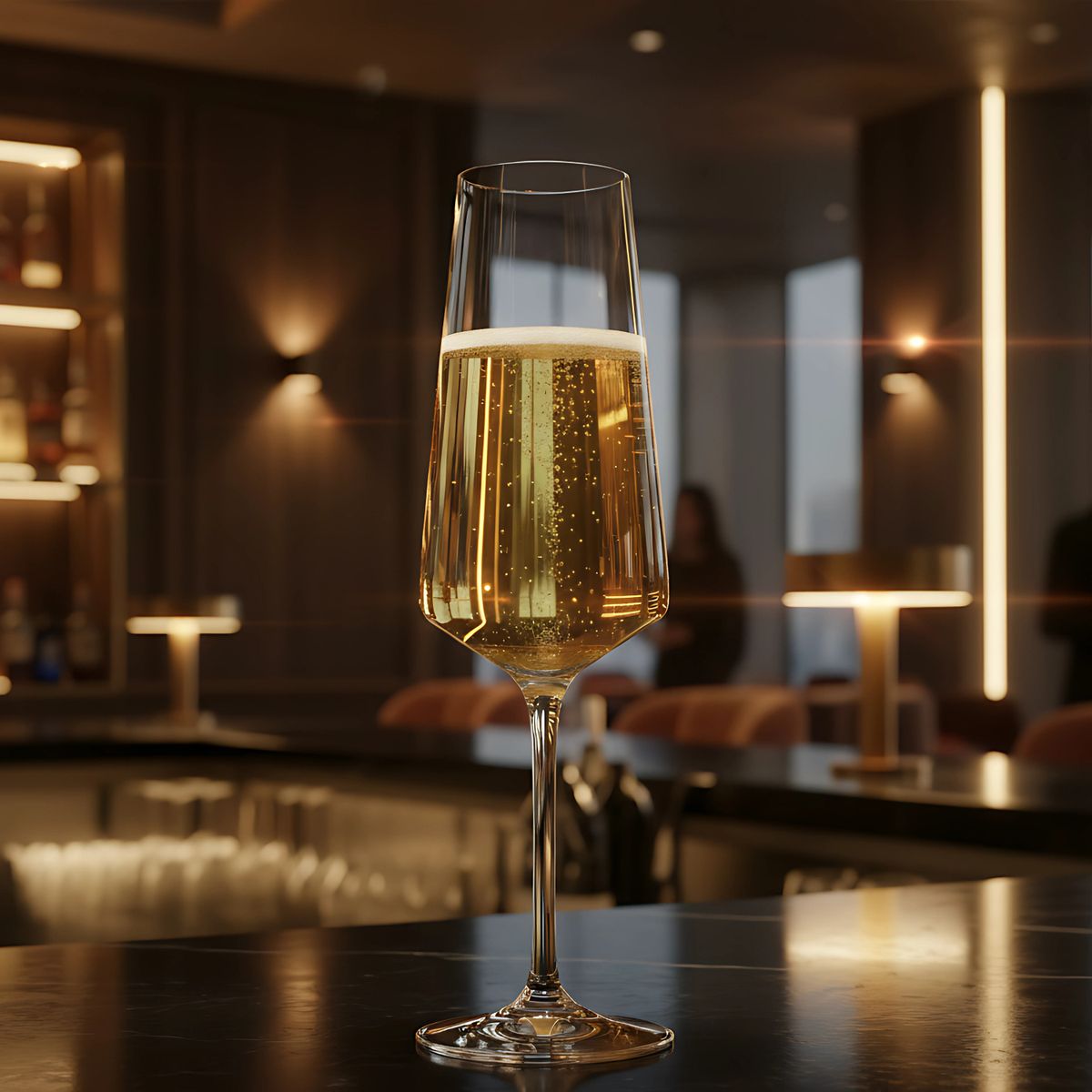 RCR - Copa de cristal RCR: para champaña 2 piezas