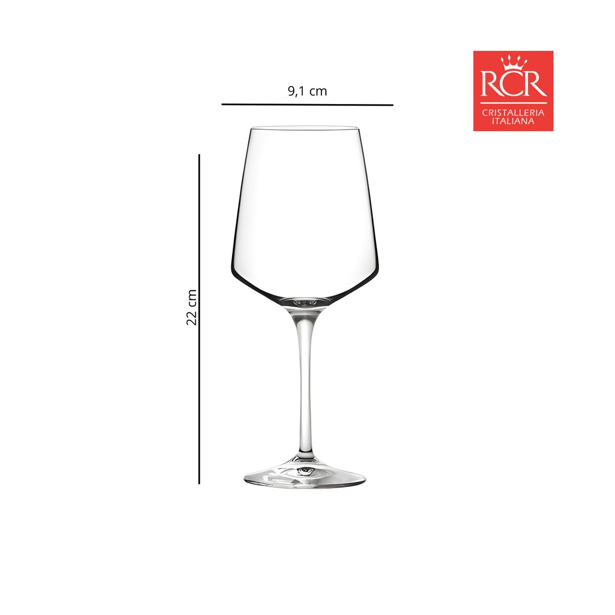 RCR - Copa de cristal RCR: para vino blanco 2 piezas