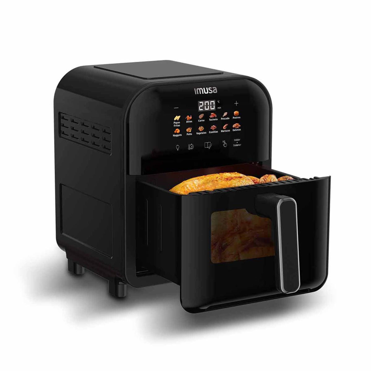 IMUSA - Freidora de Aire IMUSA Easy Fry Turbo Tecnología Infra Heat 6 Litros