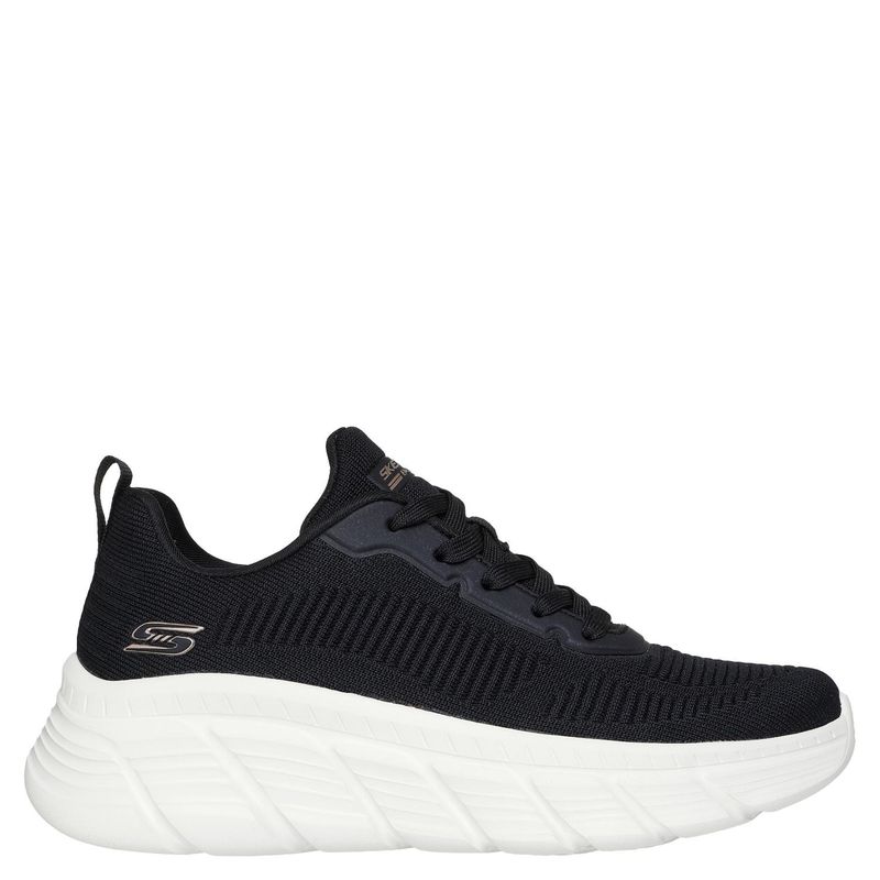 SKECHERS - Tenis Skechers Moda Bobs B Flex Hi Flying Mujer Negros