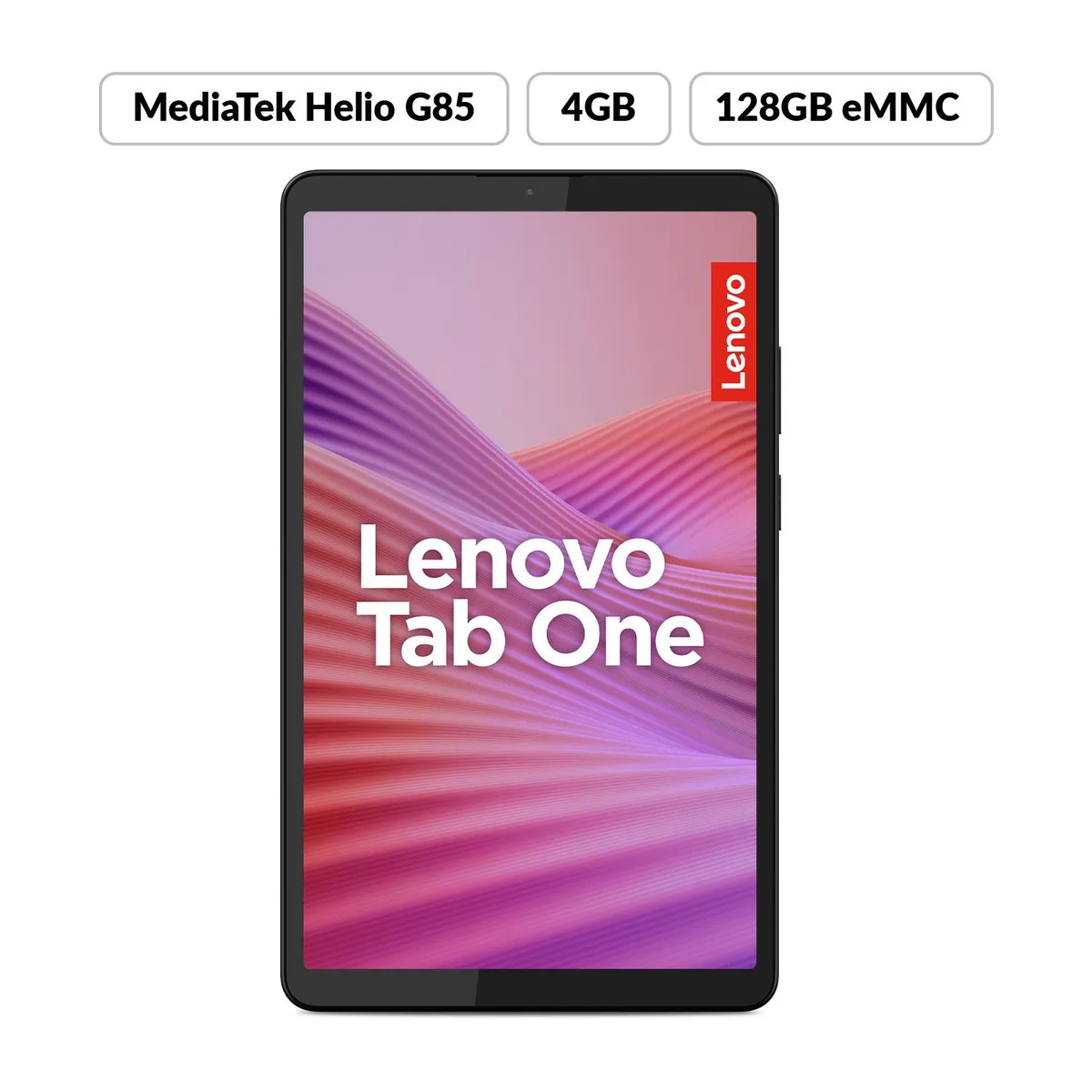 LENOVO - Tablet Lenovo Tab One 128GB | Pantalla 8.7 pulgadas | 4GB RAM | Camara Posterior 8MP | Camara Frontal 2MP | + Folio Case