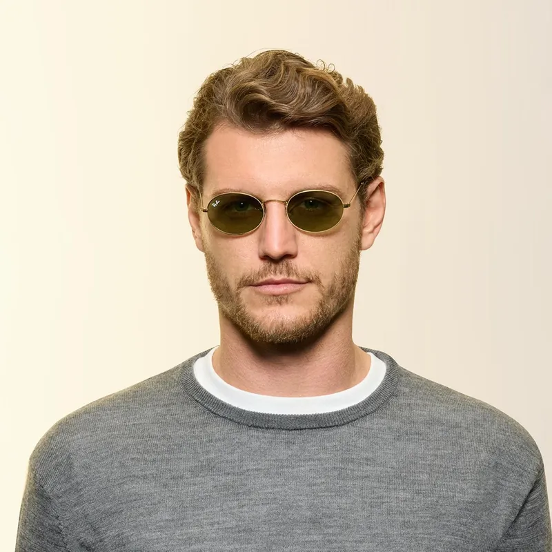 RAY BAN - Gafas De Sol Ray Ban Oval Dorado