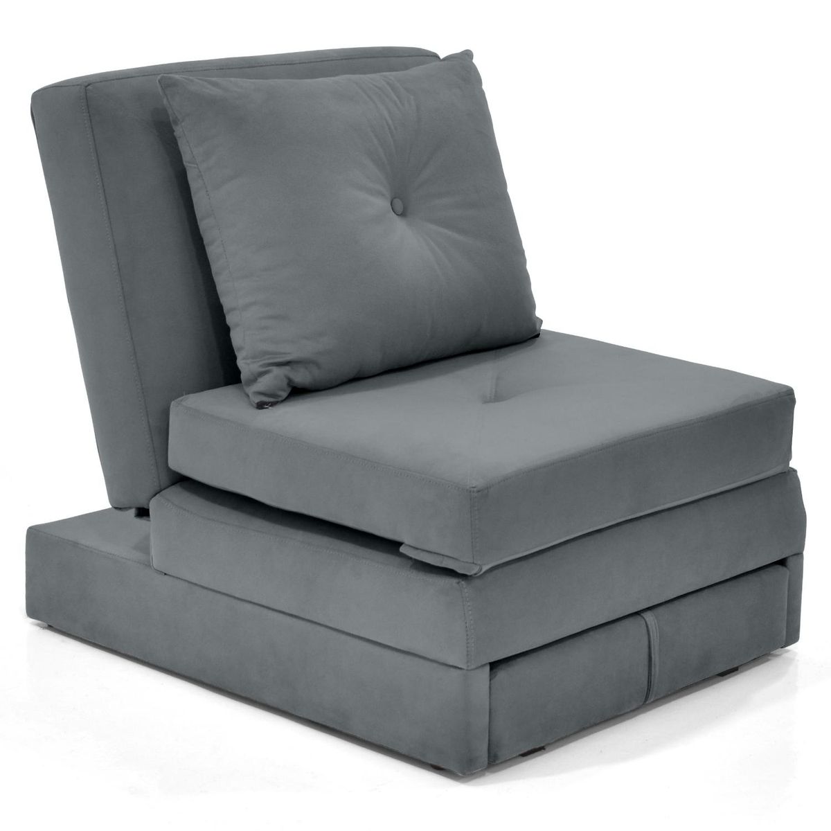 MICA - Poltrona Cama 78x92x86 Torun Tela Gris