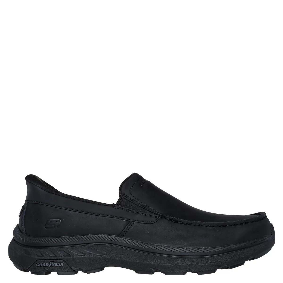 SKECHERS - Tenis Skechers Slip Ins Moda Pollard Osgood Hombre Negros