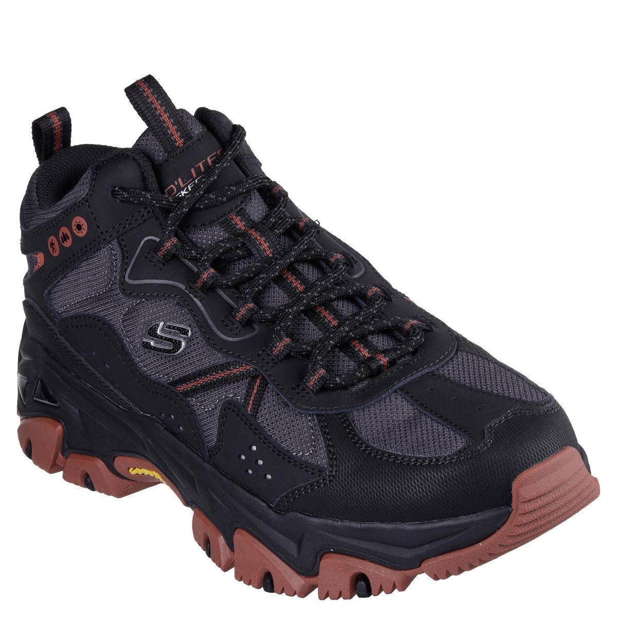 SKECHERS - Botas Skechers Hombre Outdoor D'Lites Hiker Cave Creek Negras
